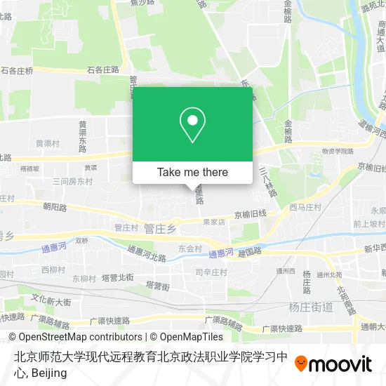 北京师范大学现代远程教育北京政法职业学院学习中心 map