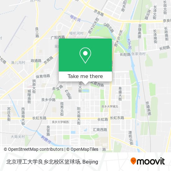 北京理工大学良乡北校区篮球场 map