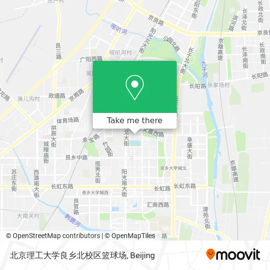 北京理工大学良乡北校区篮球场 map