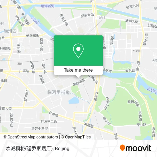 欧派橱柜(运乔家居店) map