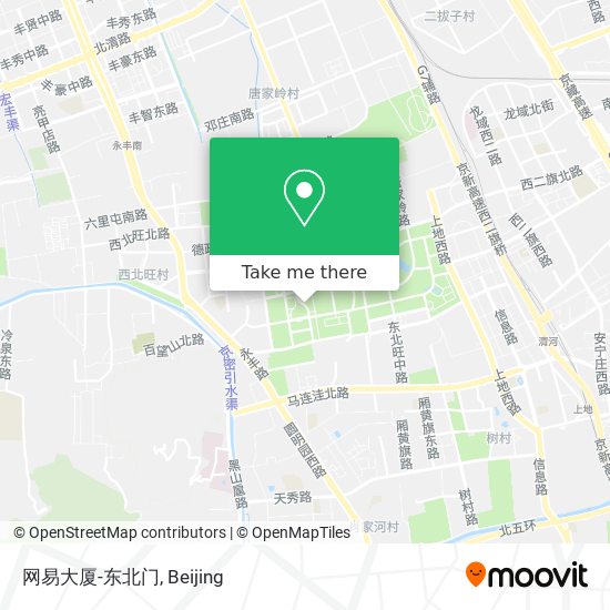 网易大厦-东北门 map