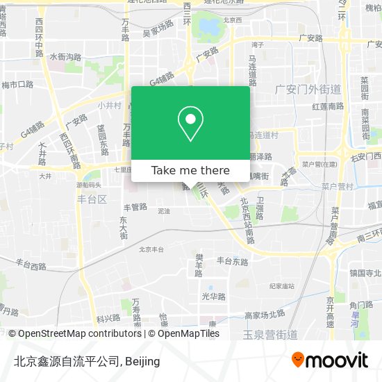 北京鑫源自流平公司 map