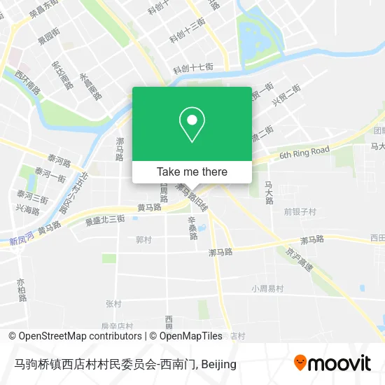 马驹桥镇西店村村民委员会-西南门 map