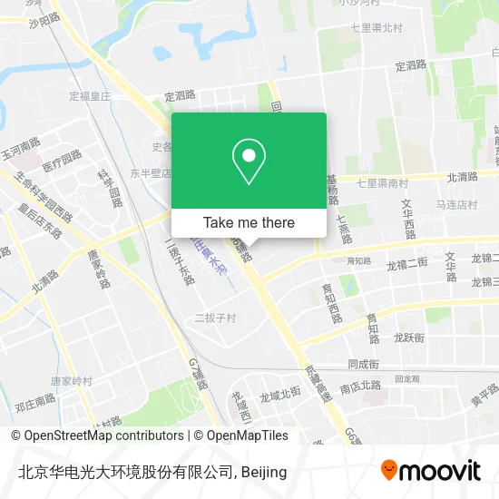 北京华电光大环境股份有限公司 map