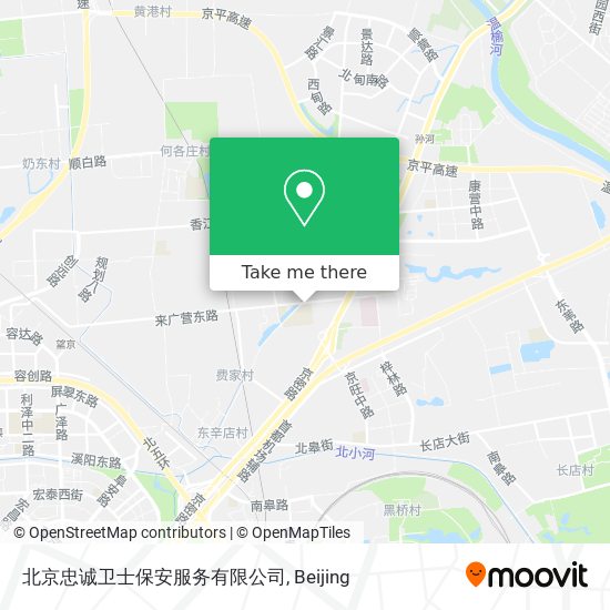 北京忠诚卫士保安服务有限公司 map