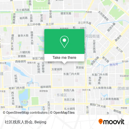 社区残疾人协会 map