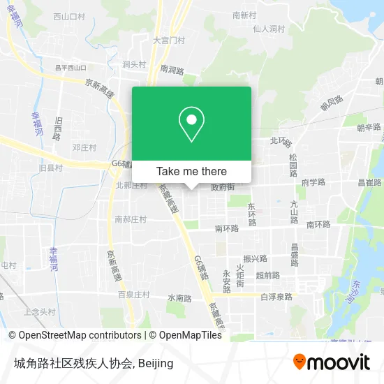 城角路社区残疾人协会 map