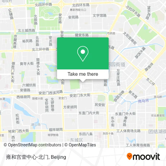 雍和宫壹中心-北门 map