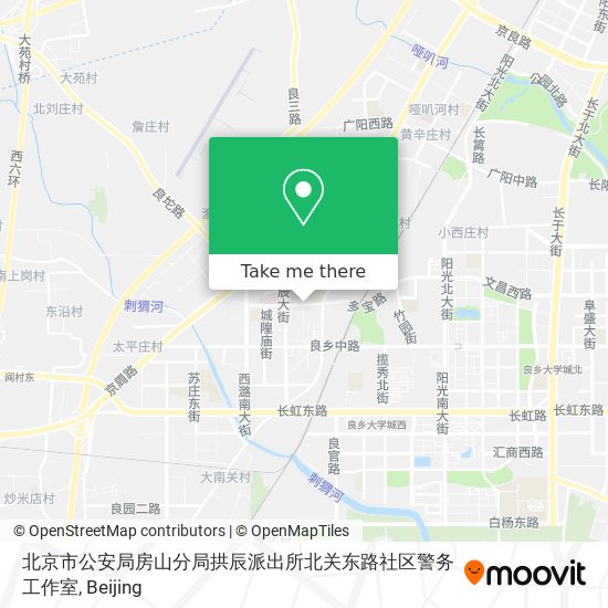 北京市公安局房山分局拱辰派出所北关东路社区警务工作室 map