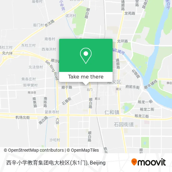 西辛小学教育集团电大校区(东1门) map