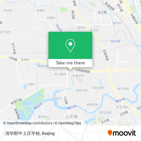 清华附中上庄学校 map