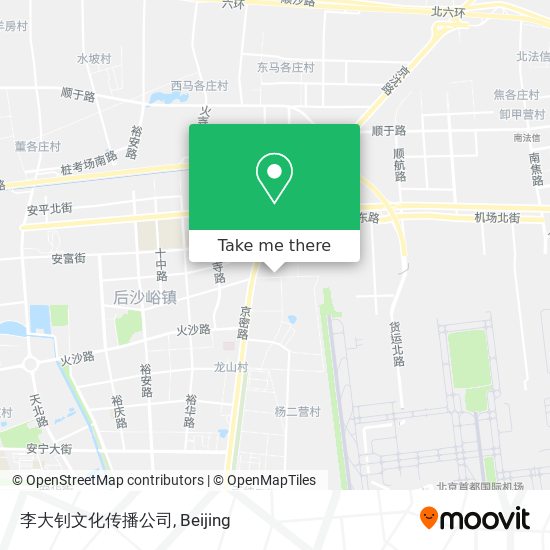 李大钊文化传播公司 map