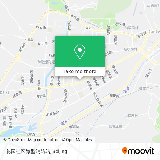 花园社区微型消防站 map