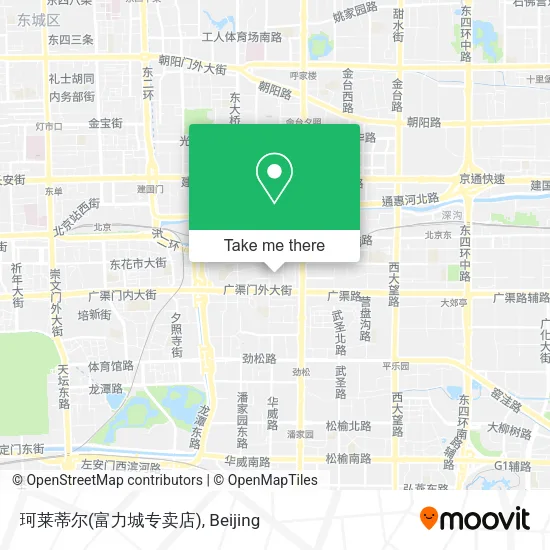 珂莱蒂尔(富力城专卖店) map