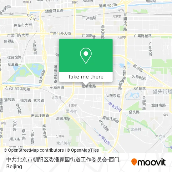 中共北京市朝阳区委潘家园街道工作委员会-西门 map