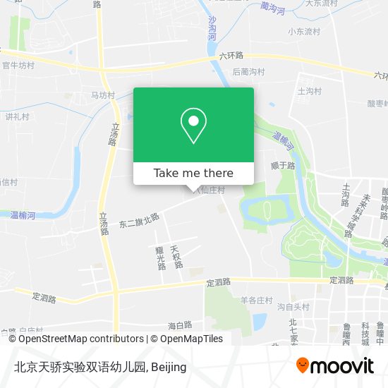北京天骄实验双语幼儿园 map