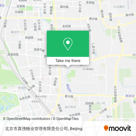 北京市真强物业管理有限责任公司 map