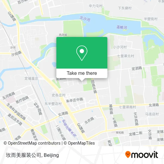 玫而美服装公司 map