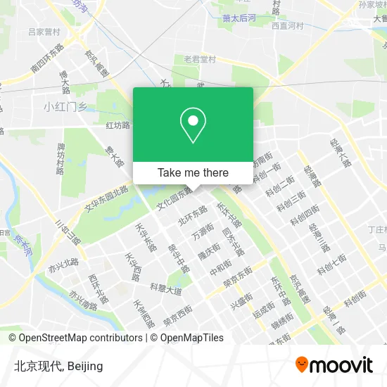 北京现代 map