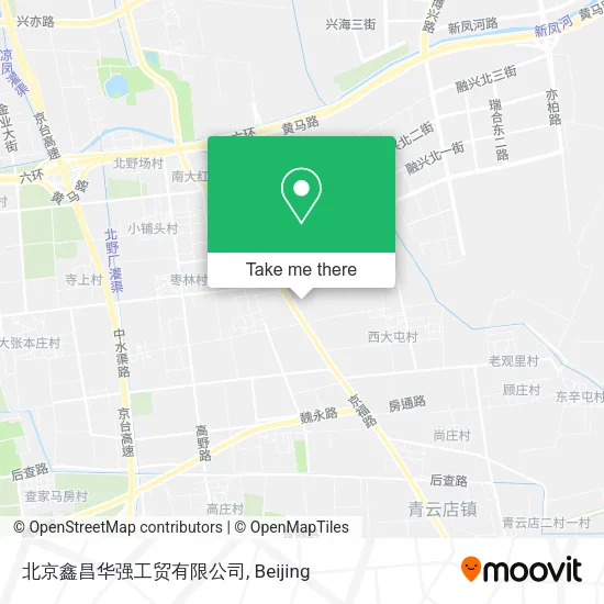 北京鑫昌华强工贸有限公司 map
