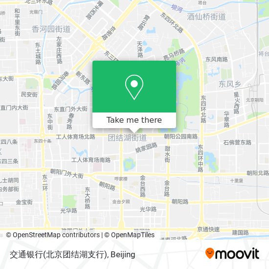 交通银行(北京团结湖支行) map