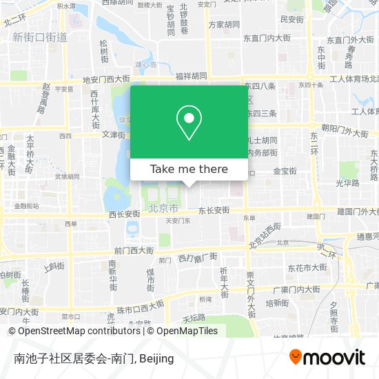南池子社区居委会-南门 map