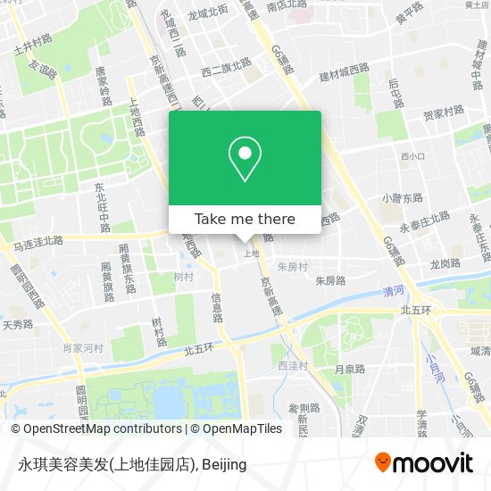 永琪美容美发(上地佳园店) map