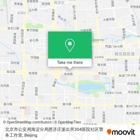 北京市公安局海淀分局恩济庄派出所304医院社区警务工作室 map