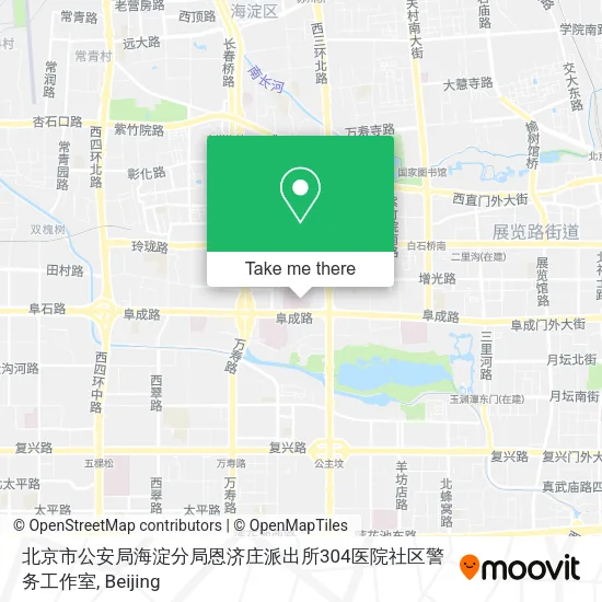 北京市公安局海淀分局恩济庄派出所304医院社区警务工作室 map