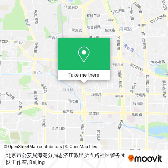 北京市公安局海淀分局恩济庄派出所五路社区警务团队工作室 map