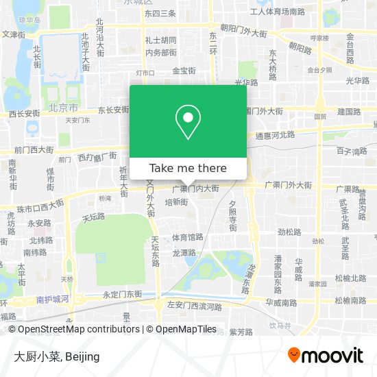 大厨小菜 map