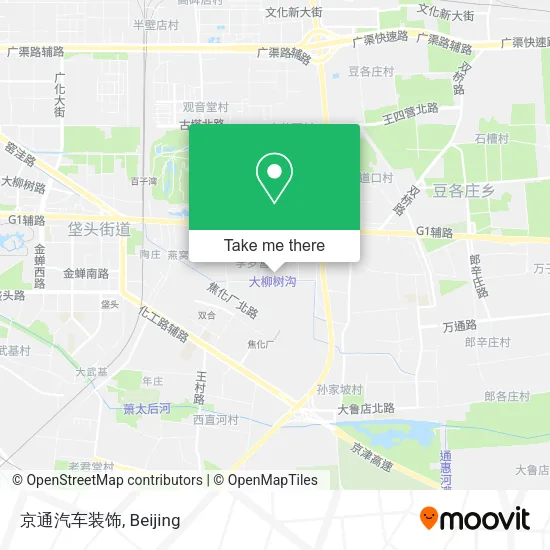 京通汽车装饰 map