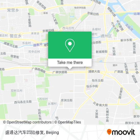 盛通达汽车凹陷修复 map