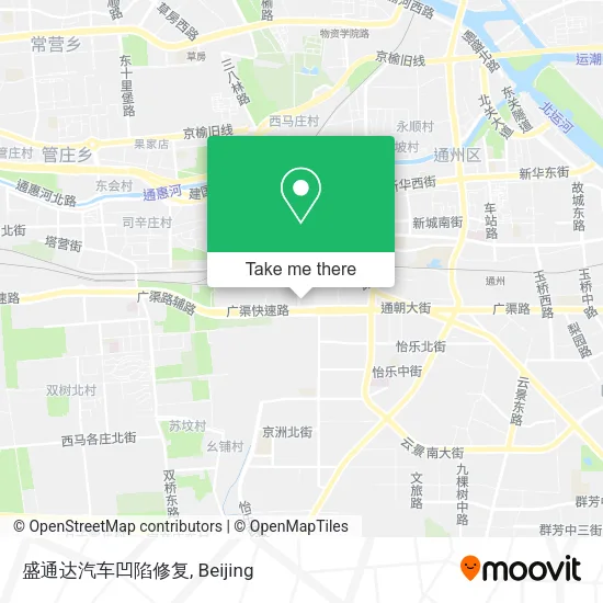 盛通达汽车凹陷修复 map