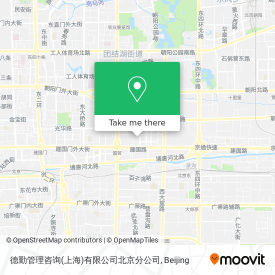 德勤管理咨询(上海)有限公司北京分公司 map