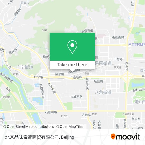 北京品味泰荷商贸有限公司 map
