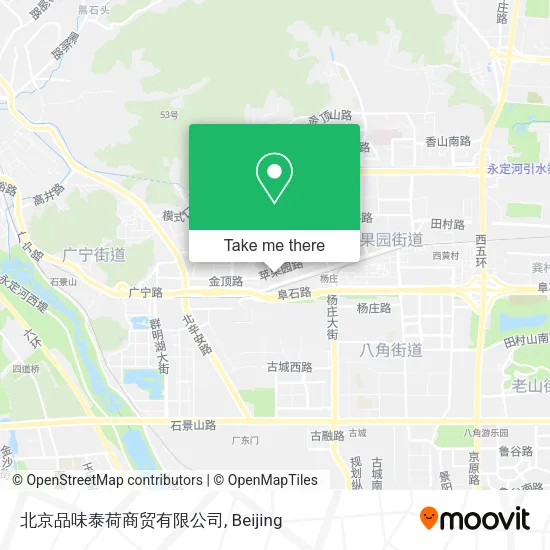 北京品味泰荷商贸有限公司 map