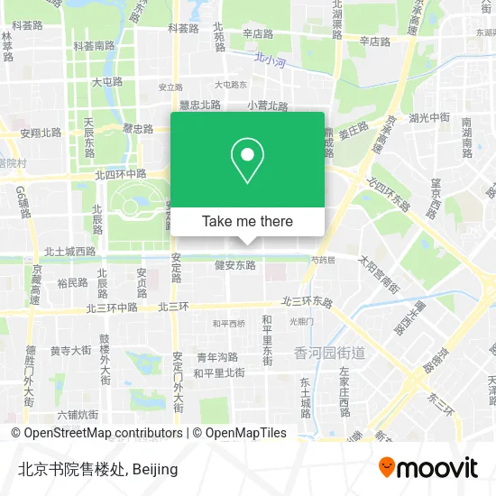 北京书院售楼处 map