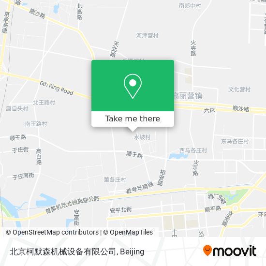 北京柯默森机械设备有限公司 map
