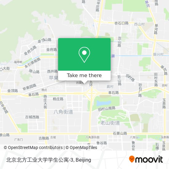 北京北方工业大学学生公寓-3 map