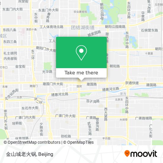 金山城老火锅 map
