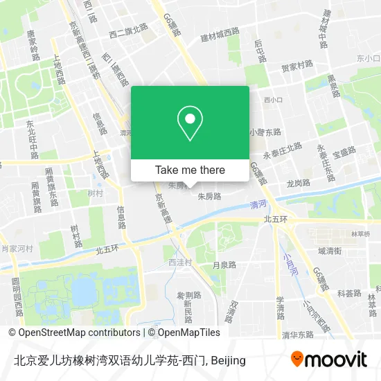 北京爱儿坊橡树湾双语幼儿学苑-西门 map