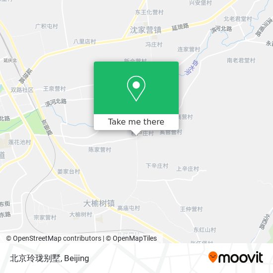 北京玲珑别墅 map