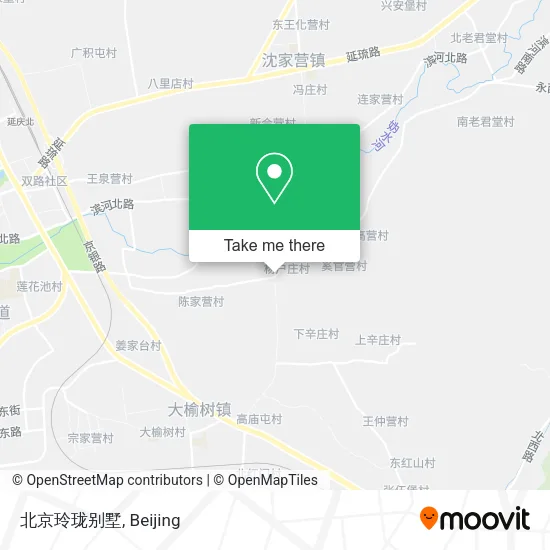 北京玲珑别墅 map
