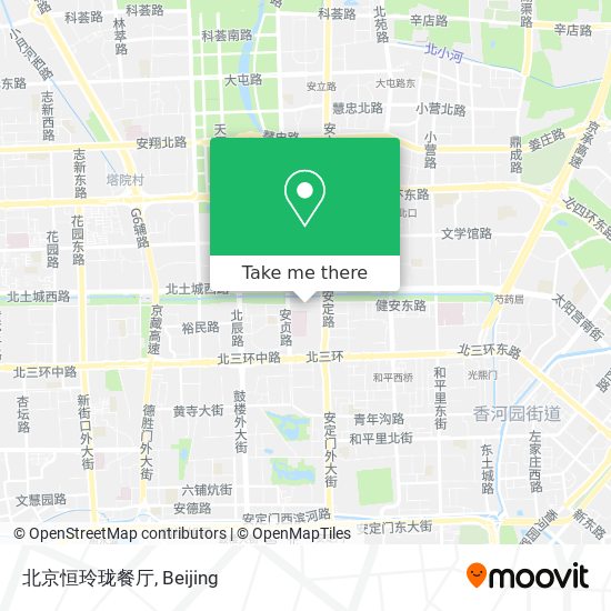 北京恒玲珑餐厅 map
