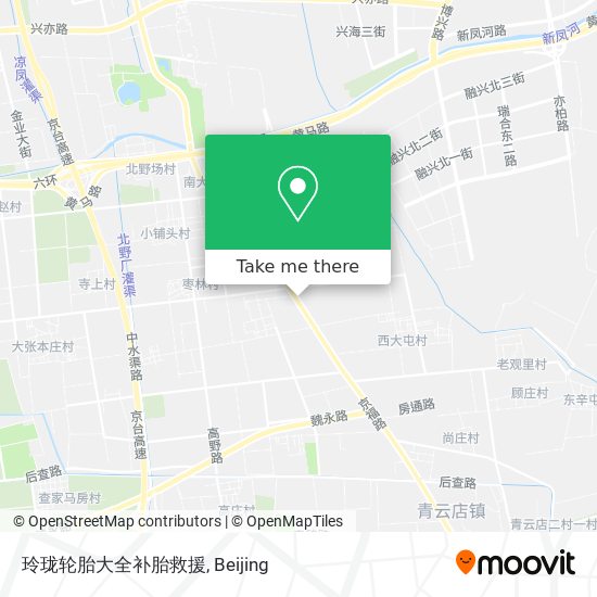 玲珑轮胎大全补胎救援 map