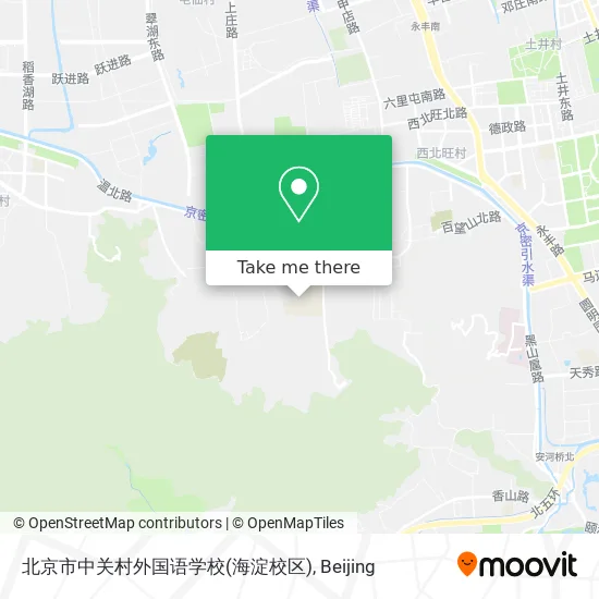 北京市中关村外国语学校(海淀校区) map