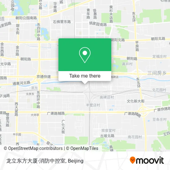 龙立东方大厦-消防中控室 map