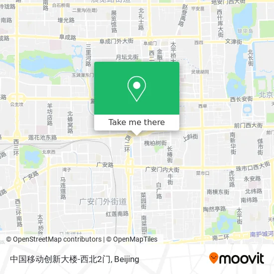 中国移动创新大楼-西北2门 map