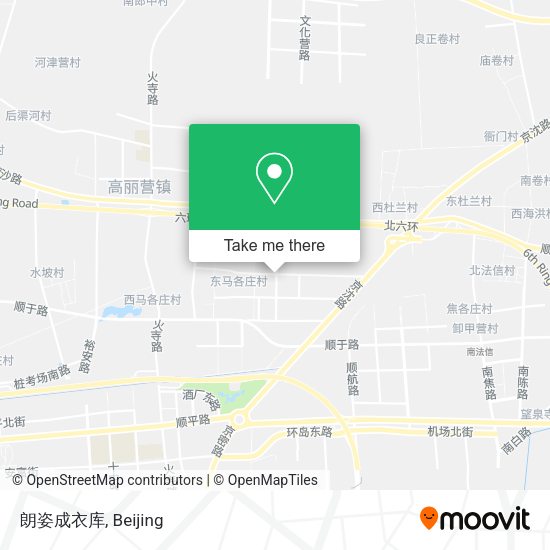 朗姿成衣库 map